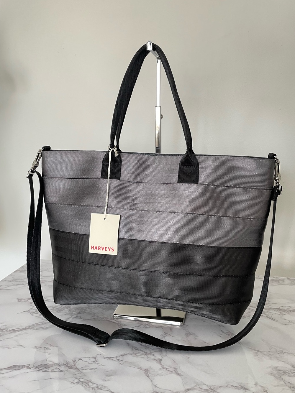 Harvey’s Streamline Large Tote Ombré Seatbelt Bag